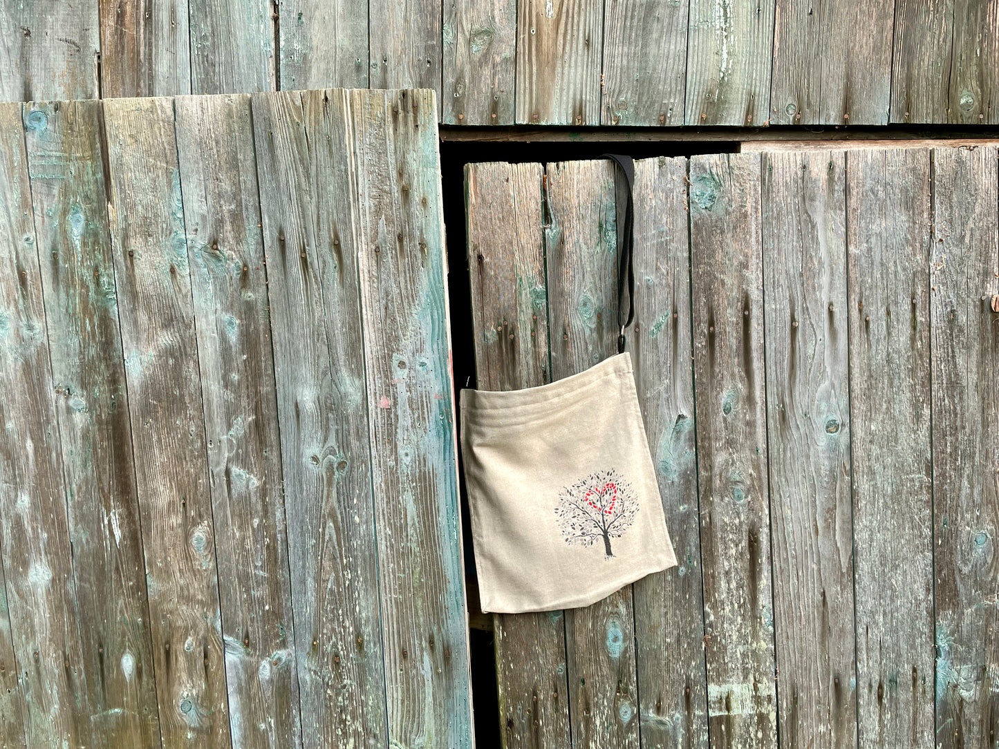 Love Tree // Hemp+Cotton Crossbody Satchel