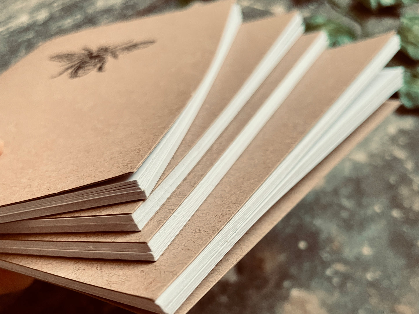 Kraft Recycled Bee Journal // Blank Notebooks + Sketchpads