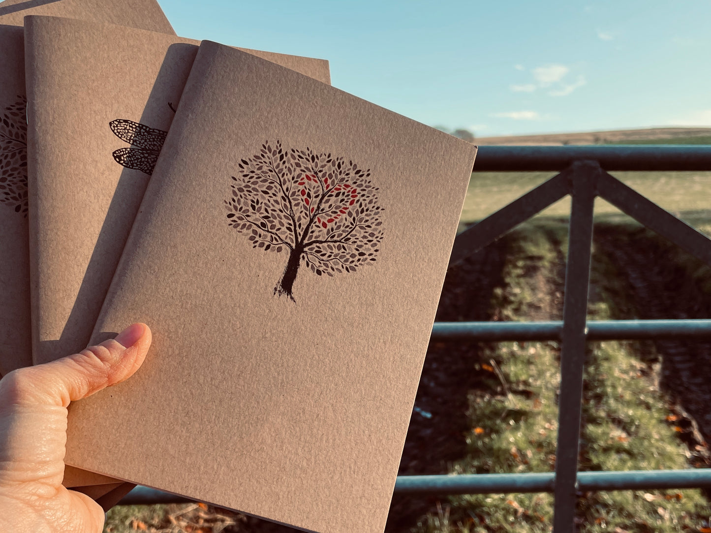 Kraft Recycled Love Tree Journal // Blank Notebooks + Sketchpads