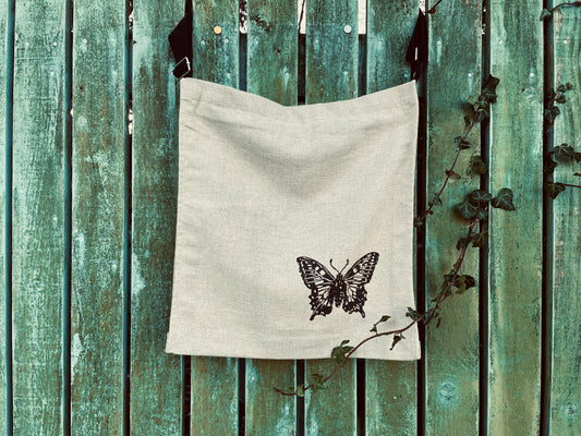 Butterfly // Hemp+Cotton Crossbody Satchel