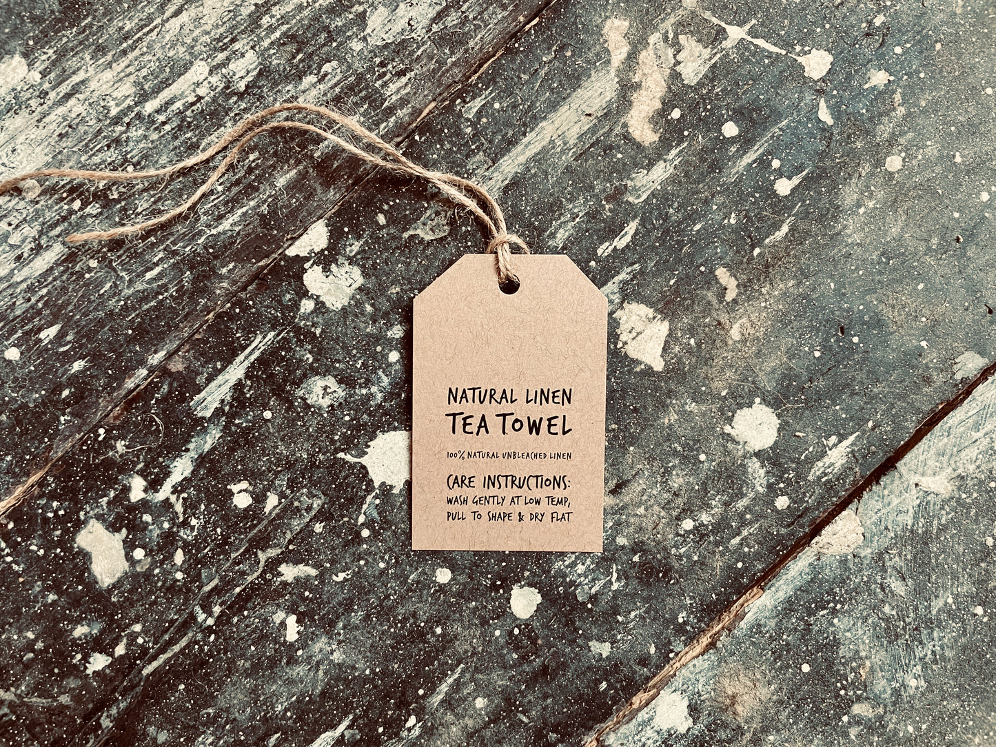 Love Tree // Natural Linen Tea Towel